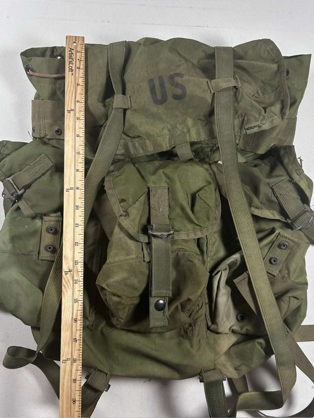 Gibraltar Industries LC-1 Medium Nylon Field Pack /w Back Straps All Functioning